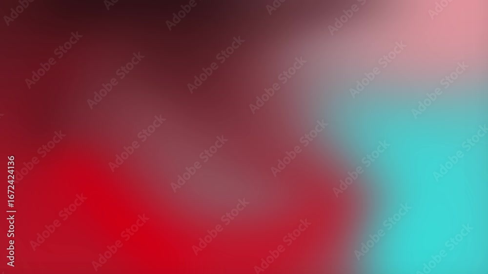 Wall mural colorful gradient abstract loop background animation in 4k