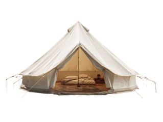 Portable bell tent perfect outdoor camping