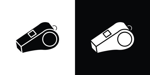 Whistle icon vector Graphic Designs. Suitable for use on web apps,
