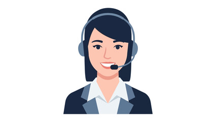 Support Agent: A friendly support agent, wearing a headset, exudes helpfulness and professionalism. It's an image of customer service at its finest.