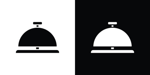 Reception bell icon vector Graphic Designs. Suitable for use on web apps,