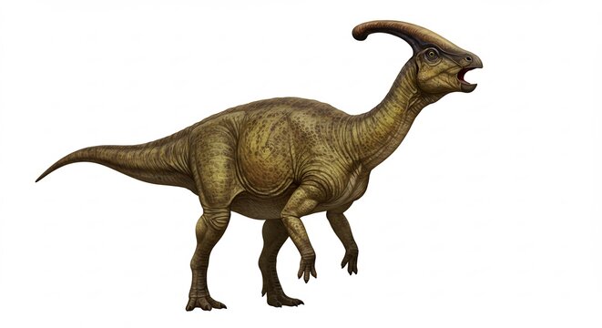 Dinosaurier Illustration sanft leuchtet kraftvoll prahistorisch. AI Generated