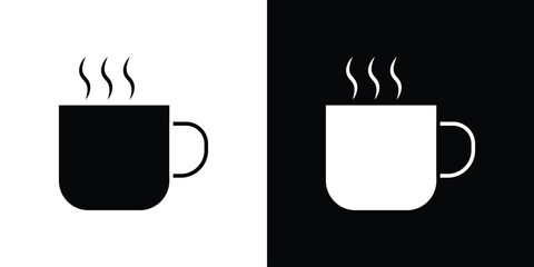Coffee mug icon vector Graphic Designs. Suitable for use on web apps,
