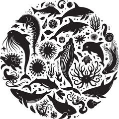 Animals Silhouettes Icons