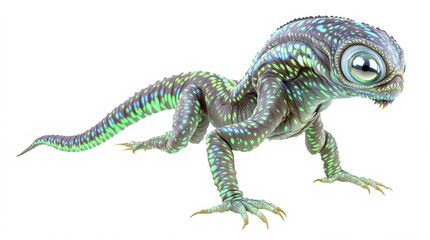 Fototapeta premium Bioluminescent Alien Creature
