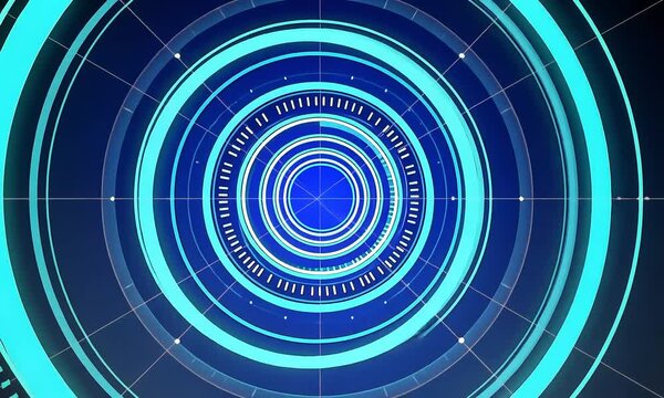 Abstract concentric circles graphic design background