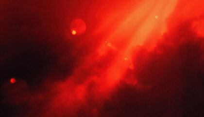 Vintage film light leaks texture with warm red and orange tones