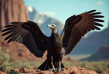 Soaring Raptor, Eagle, Hawk, Falcon, Bird of Prey, Nature and Wildlife
