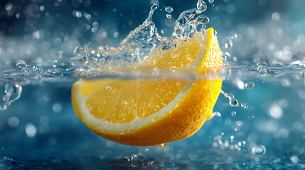 orange in water