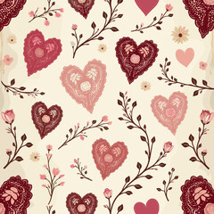 valentine&rsquo;s day, love heart pattern, romantic design, valentine&rsquo;s day pattern, love decorations, heart balloons, valentine&rsquo;s celebration, romantic background, love themed design, happy valentine&rsquo;s day