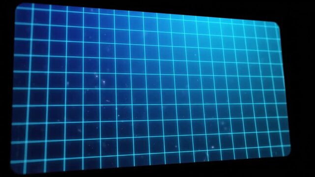 Dynamic blue grid animation overlay for modern tech video projects and futuristic designs