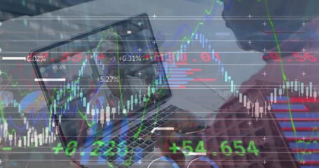Animation of statistics and financial data processing over grid - Powered by Adobe