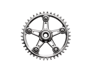 Bicycle crank durable metal part