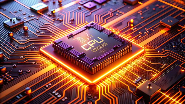 Business and computer technology image