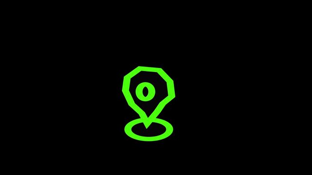 Map pointer icon. GPS location. Travel brand logo design element. Travel and tourism.