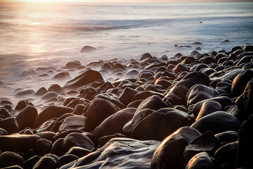 Obraz premium dramatic coastline with rocks of Madeira, Portugal