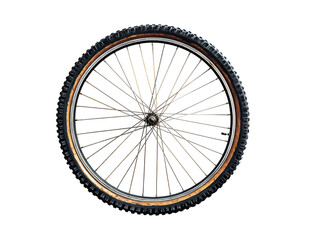 Fototapeta premium Bicycle tire with strong grip tread