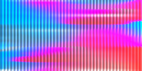 A dynamic design featuring a flowing, wavy pattern set against a striking gradient background.