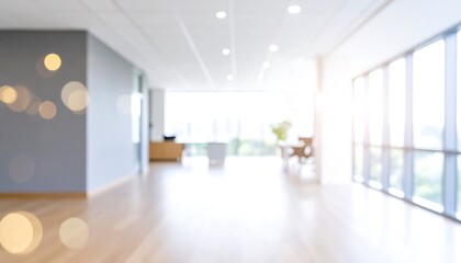 Bright and airy office space with expansive windows and modern design aesthetic