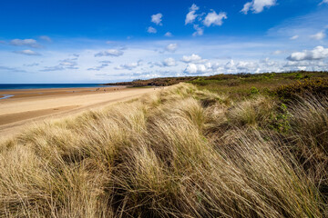 Lligwy sand dunes and bay