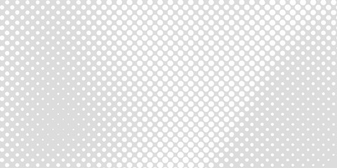 Dot white gray wave light technology texture background. Abstract halftone background retro Light gradient halftone dots grunge wide background shape dots