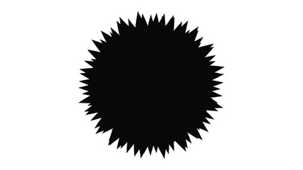 Abstract black form: An eye-catching artistic black shape that stands out with its stark contrast and strong aesthetic appeal.