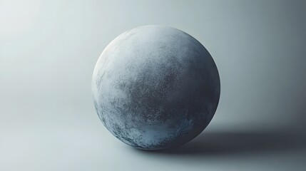 a central sphere, illuminated in a way that creates a gradient from light to shadow