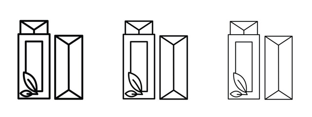 Chew gum icon in outline stroke style symbol.