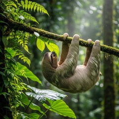 sloth in a tree