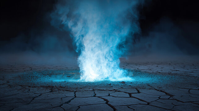A ghostly translucent plume of smoke rises gracefully, curling in the air against a dark or neutral background, evoking mystery. - Powered by Adobe