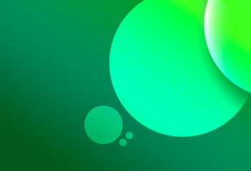 abstract green bubbles background wallpaper neon color
