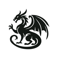 Naklejka premium Dragons SVG