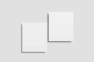 polaroid blank mockup