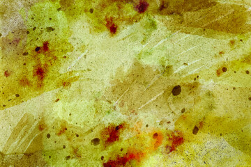Earthy Watercolor Splatter Background