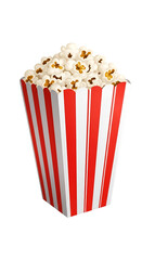 Popcorn Box PNG on White Background