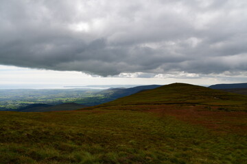 Clouds over the Comeragh Mountains, County Waterford, Ireland