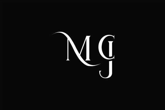 Initial MCJ creative letter logo design. Elegant Monogram Logo Design with Decorative Elements and Typography