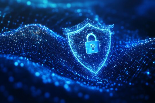 Encrypted information waves in a dynamic cybersecurity data ocean serve to protect digital assets