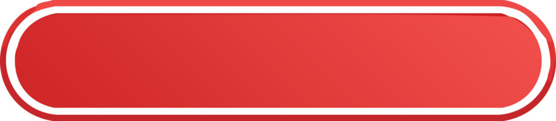 Obraz premium red button isolated on white