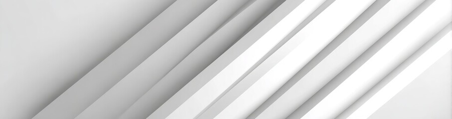 Obraz premium Angular White Lines with Subtle Shadows Create an Abstract and Dynamic Background Experience for Digital Use