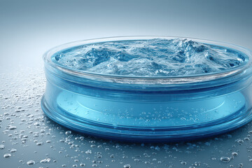 modern sink designed to display realtime water and skin health metrics