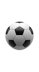 Obraz premium Classic soccer ball isolated on transparent background
