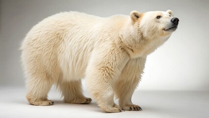 Fototapeta premium Kermode Bear (Spirit Bear) on studio background