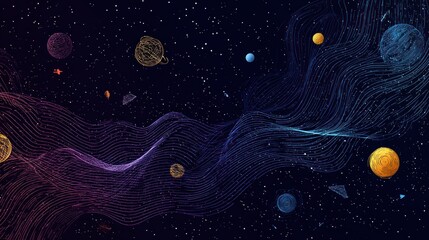 Abstract cosmic waves