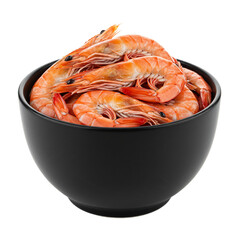 Shrimp served in a bowl, ready for culinary preparation or serving.