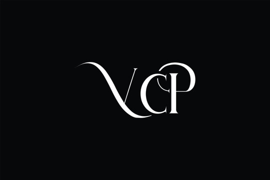 Initial VCP creative letter logo design. Elegant Monogram Logo Design with Decorative Elements and Typography