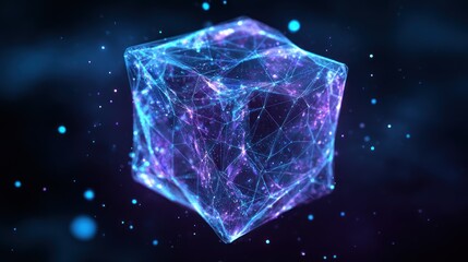 Abstract digital cube