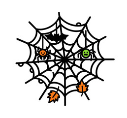 Halloween Spider Web Design