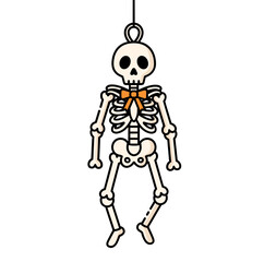 Cute Halloween Skeleton Design