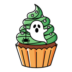 Halloween Ghost Cupcake